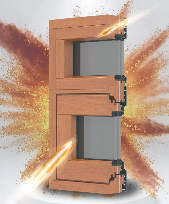 新品來襲|AW116-TSIW系列，安全守護 遠離威脅 鋁包木防彈內開內倒窗